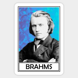 Johannes Brahms Sticker